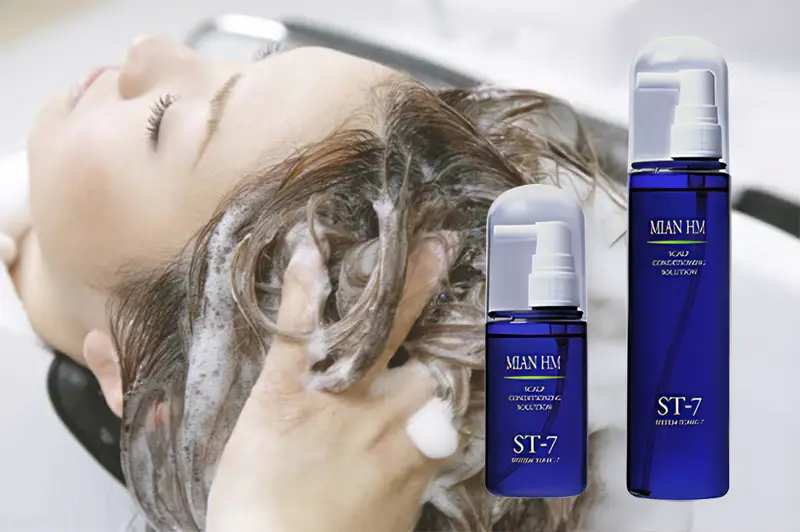 頭皮洗浄手順　STEP4 シャンプー＆ヘアパック